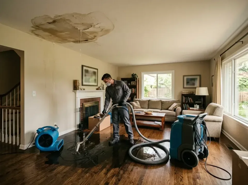 attic-pipe-burst-ceiling-drip-008 — frequently asked questions, Water Damage Restoration & Carpet Care in Drexel Hill, PA